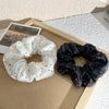 Polka Dot Mesh Scrunchie Hair Ties