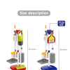 Kids' Pretend Play Cleaning Set with Vacuum & Dustpan