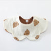 6-Layer Cotton Baby Bib with Reversible Design