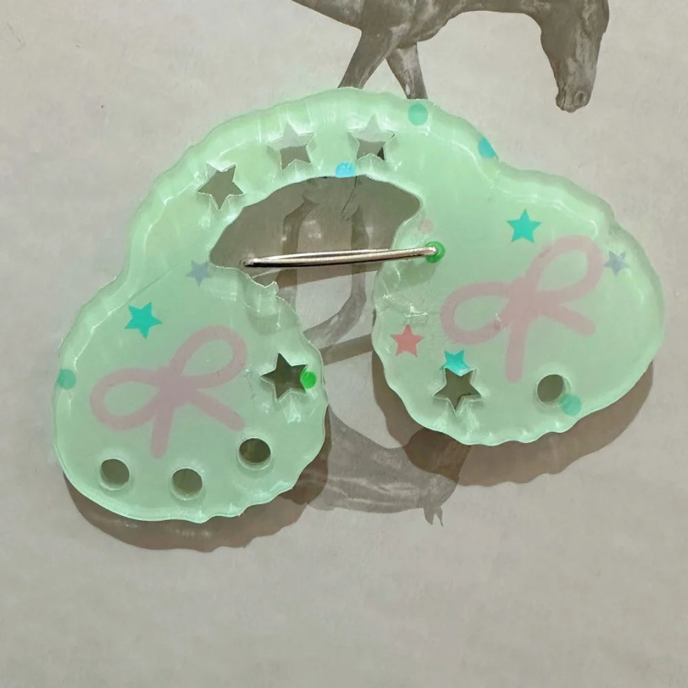 Calico Critters Heart Charm Keychain