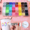 Mixed Color Resin Rhinestone Set for Crafts and DIY Decor