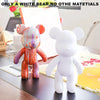 DIY Fluid Bear Sculpture Kit - Paintable Resin Bear Figurine for Creative Home Decor