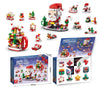 Christmas Advent Calendar Building Blocks Set