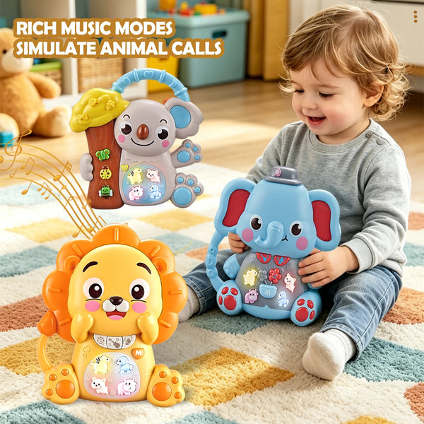 Interactive Musical Piano Toy with Animal Friends