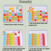 Rainbow Ball Sorting Board Game for Kids