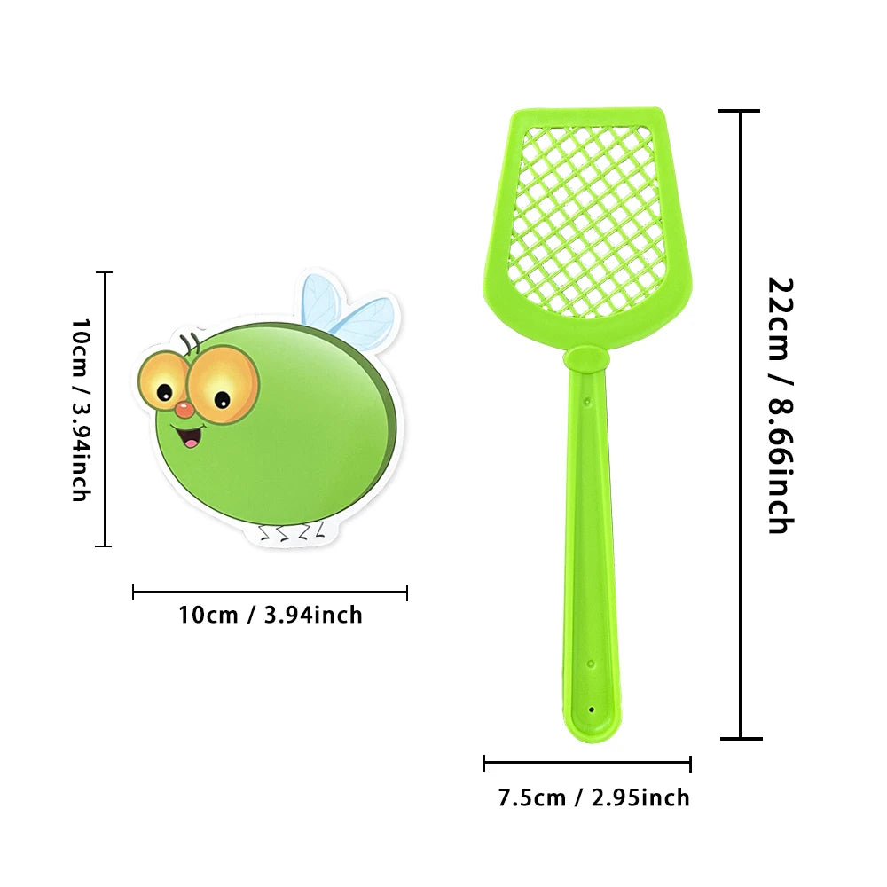 Dry-Erase Fly Swat Game Cards for Kids Learning