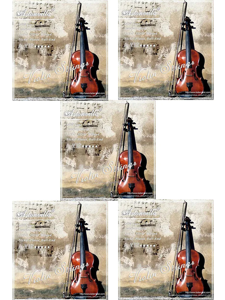 Professional Nickel-Silver Wound Violin String Set