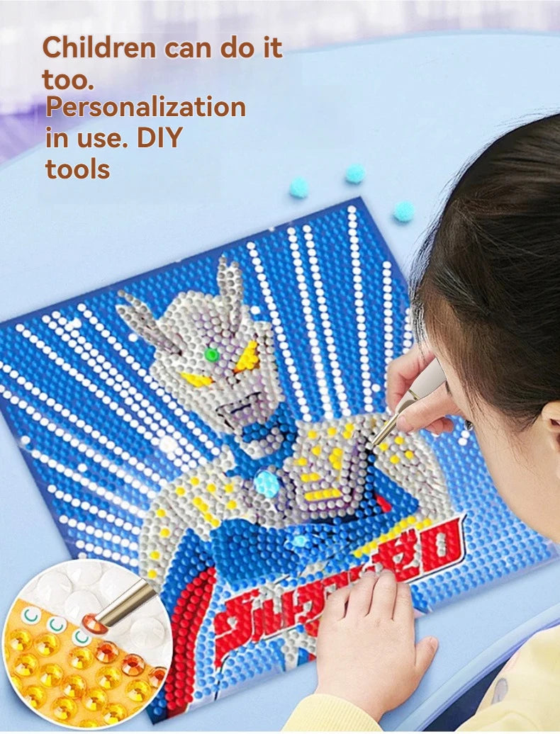 Cordless Electric Diamond Art Pen with Vacuum Suction