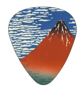 Japanese Culture Themed Guitar Picks Set (12-Pack)