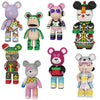 43cm Creative Bear Building Blocks – Candy Color Fluid Art Model for Adults