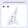 Ceramic 6-Hole Ocarina Pendant for Beginners