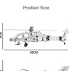 Metal 3D Aircraft Model Building Kit with Screw Assembly