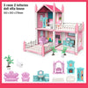 Dream Villa Dollhouse Playset with Furniture for Kids