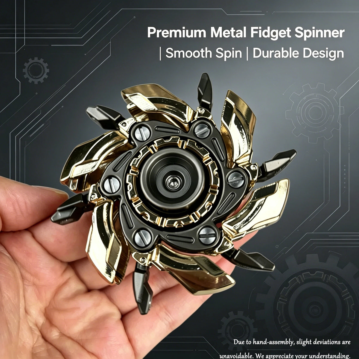 Precision Alloy Fidget Spinner for Stress Relief