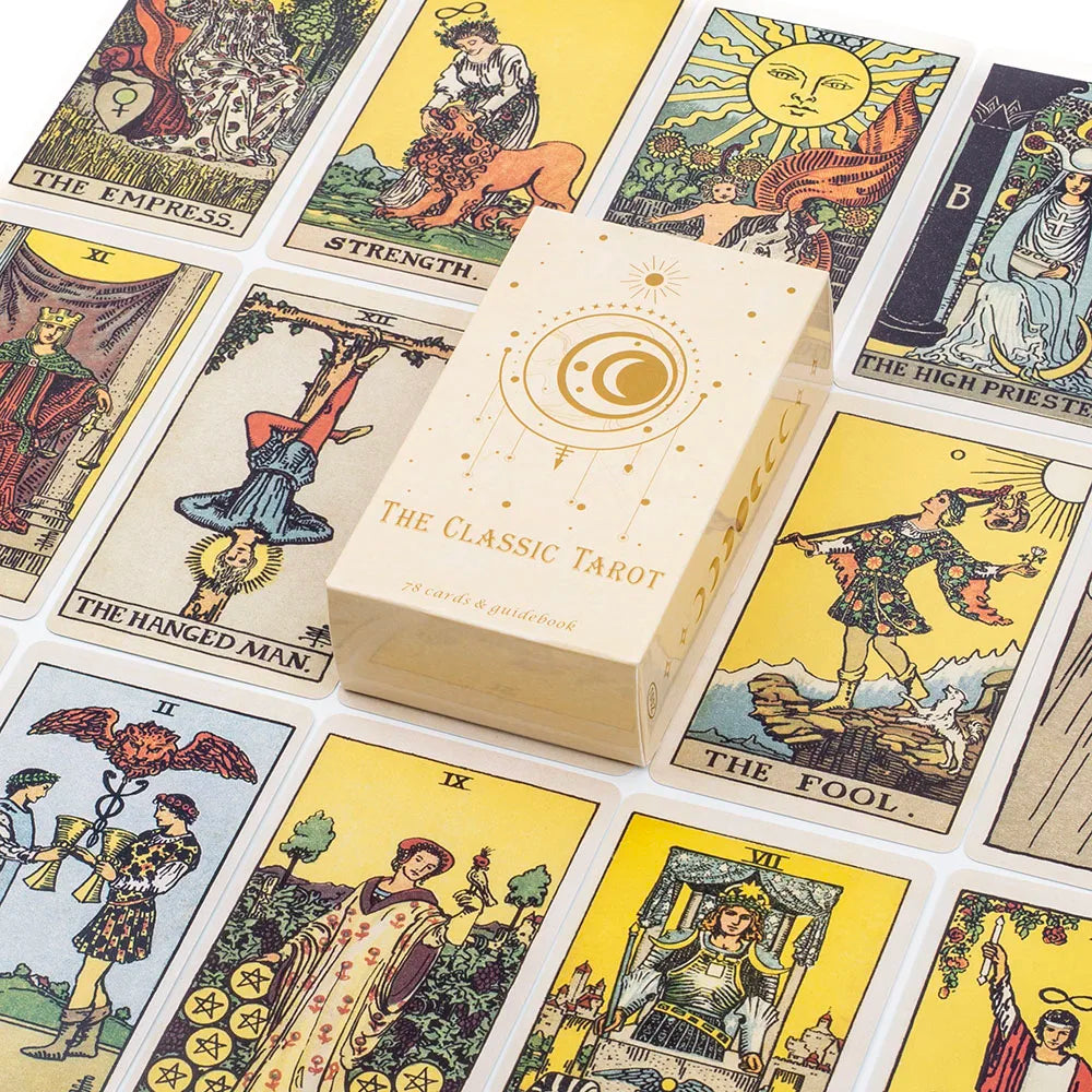 Classic Tarot Card Deck with Guidebook for Beginners