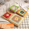 Bamboo Crochet Blocking Board with Grid