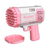 Kids Bubble Gun with LED Lights – 40-Hole Automatic Launcher