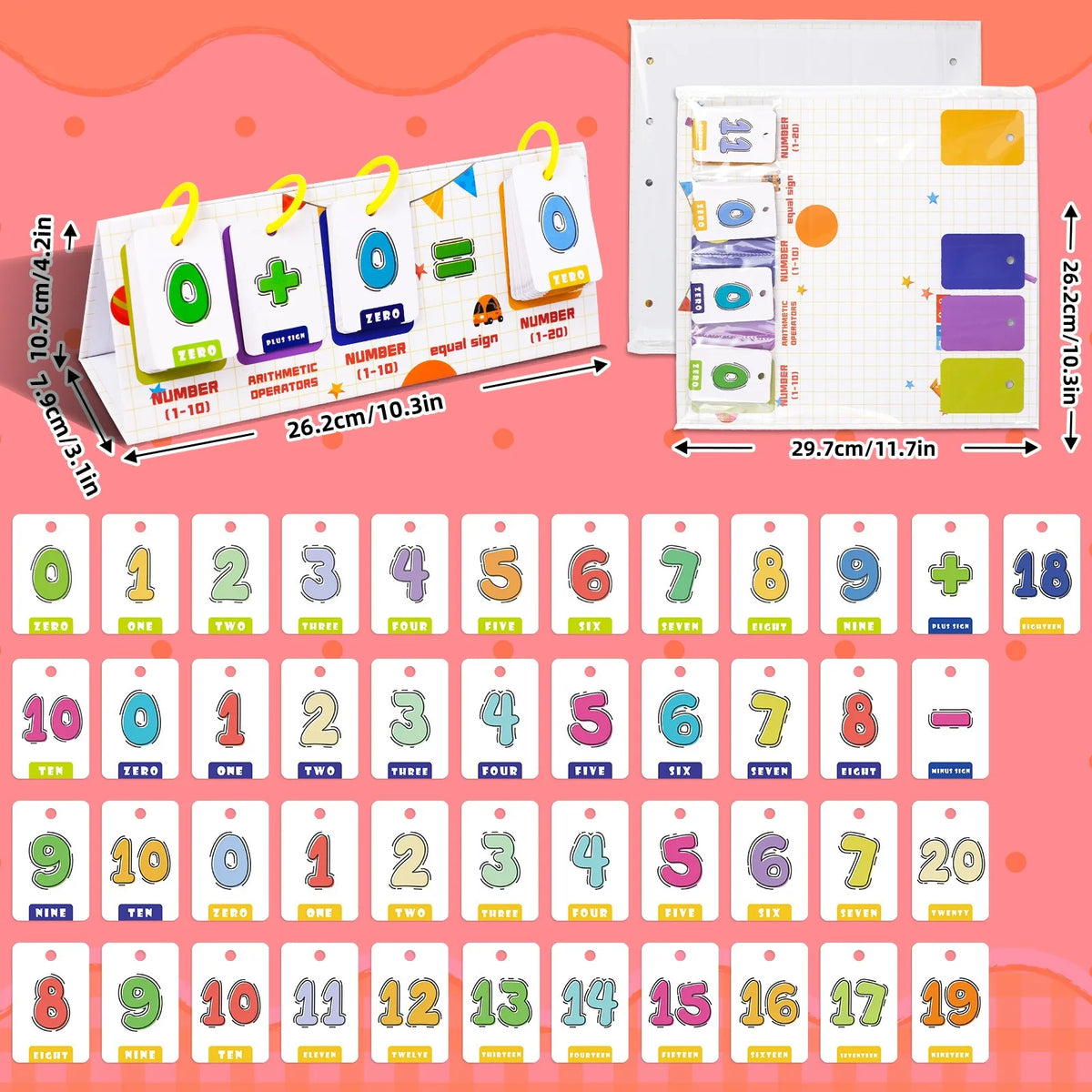 Interactive English Learning Flip Chart for Kids