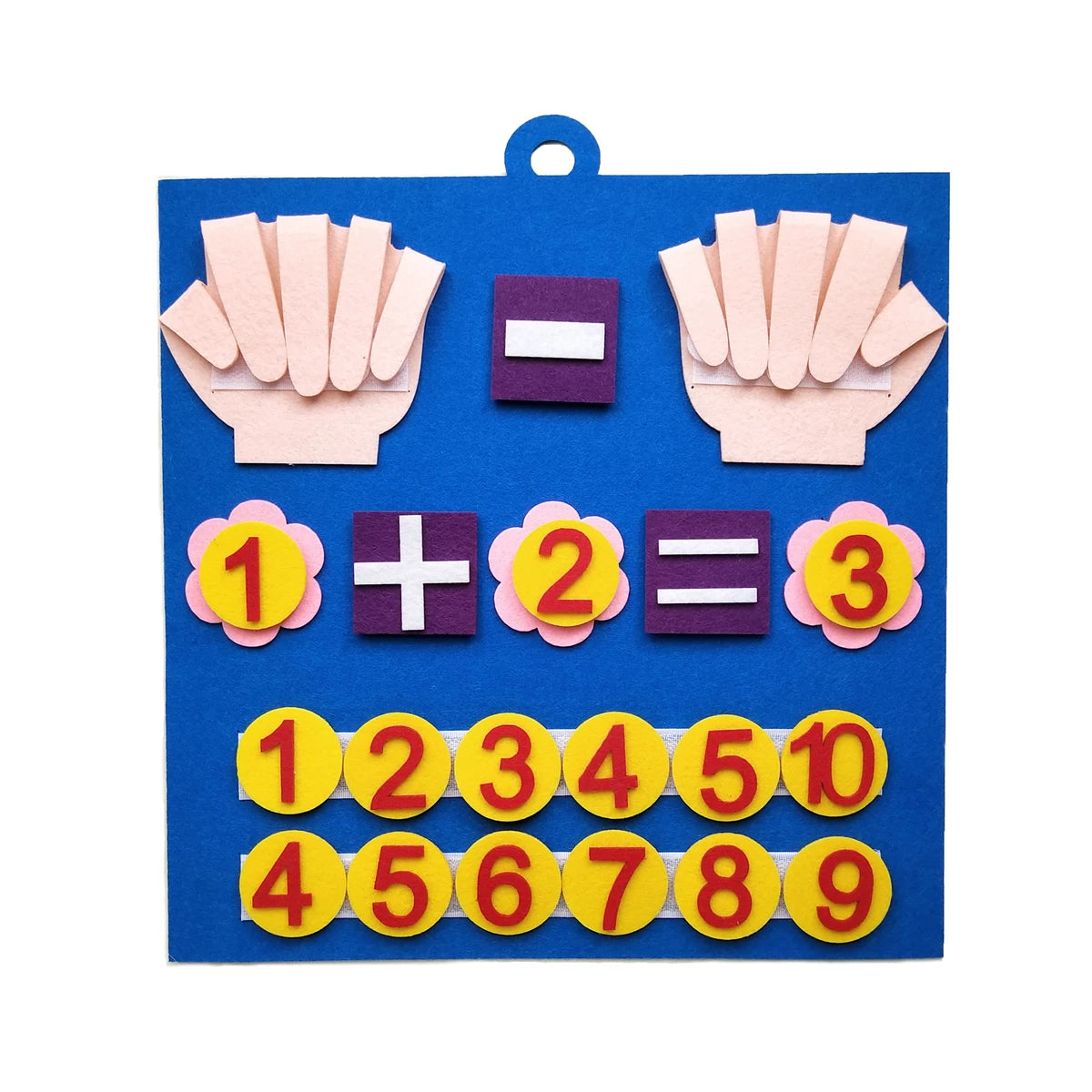 Felt Number Counting Toy for Toddlers | Montessori Early Math Learning