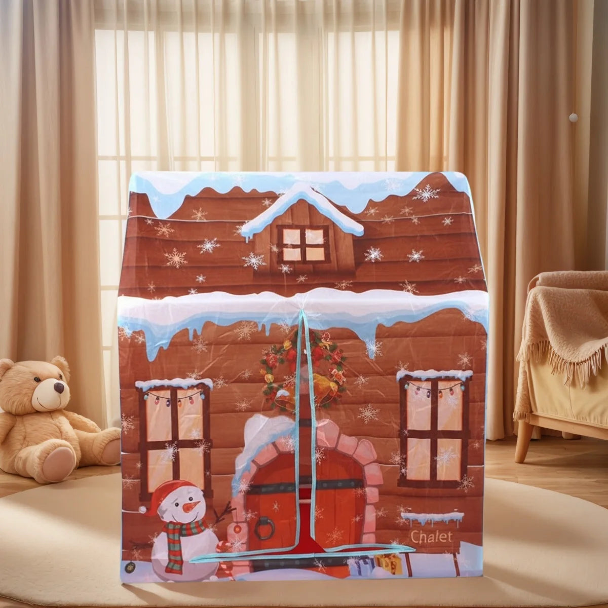 Foldable Kids Castle Play Tent – Portable Indoor & Outdoor Playhouse