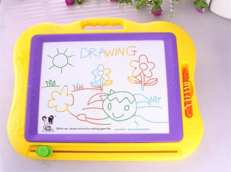Large Magnetic Drawing Board for Kids with Pen