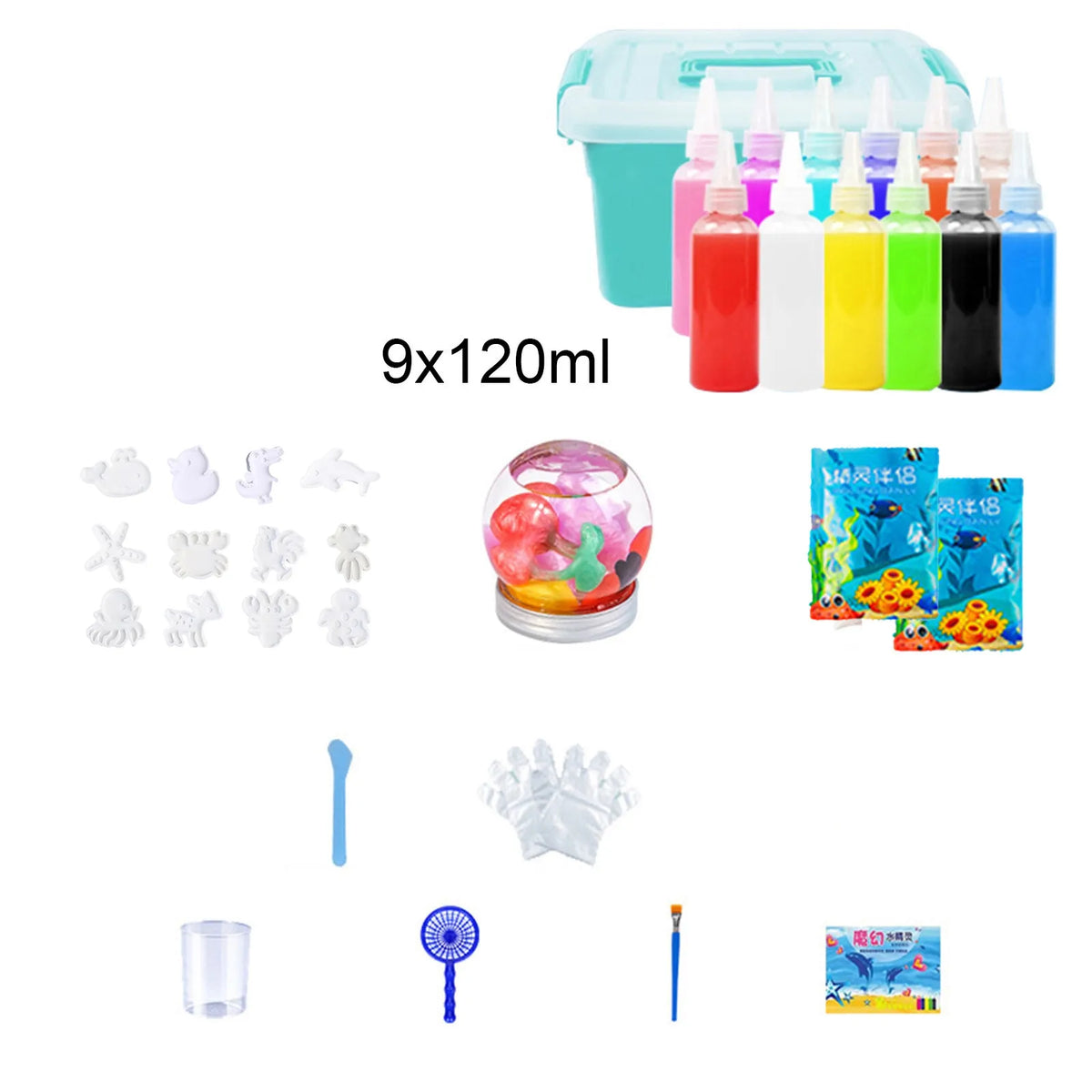 Magic Water Elf DIY Craft Kit – Create Colorful Ocean Creatures