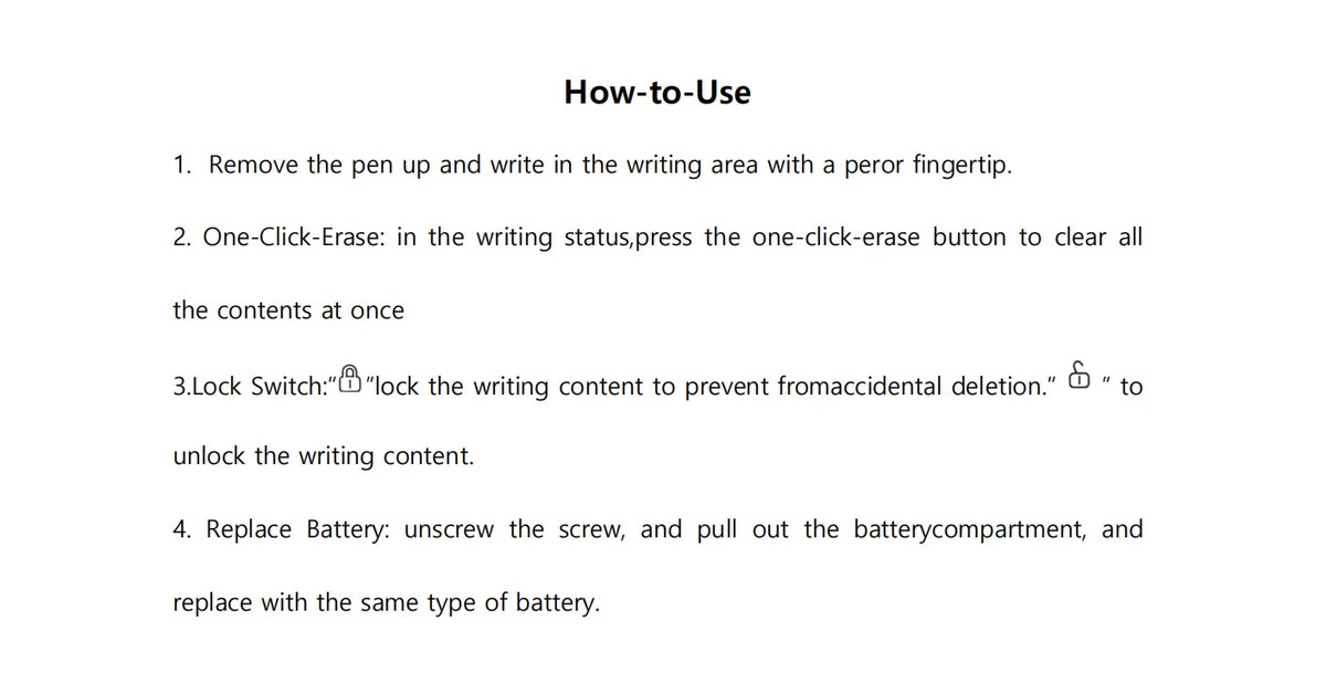 6.5-Inch LCD Writing Tablet for Kids – Reusable Drawing Board