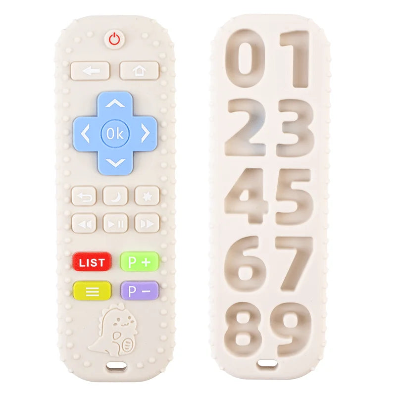 Silicone Remote Control Teether for Baby Teething Relief