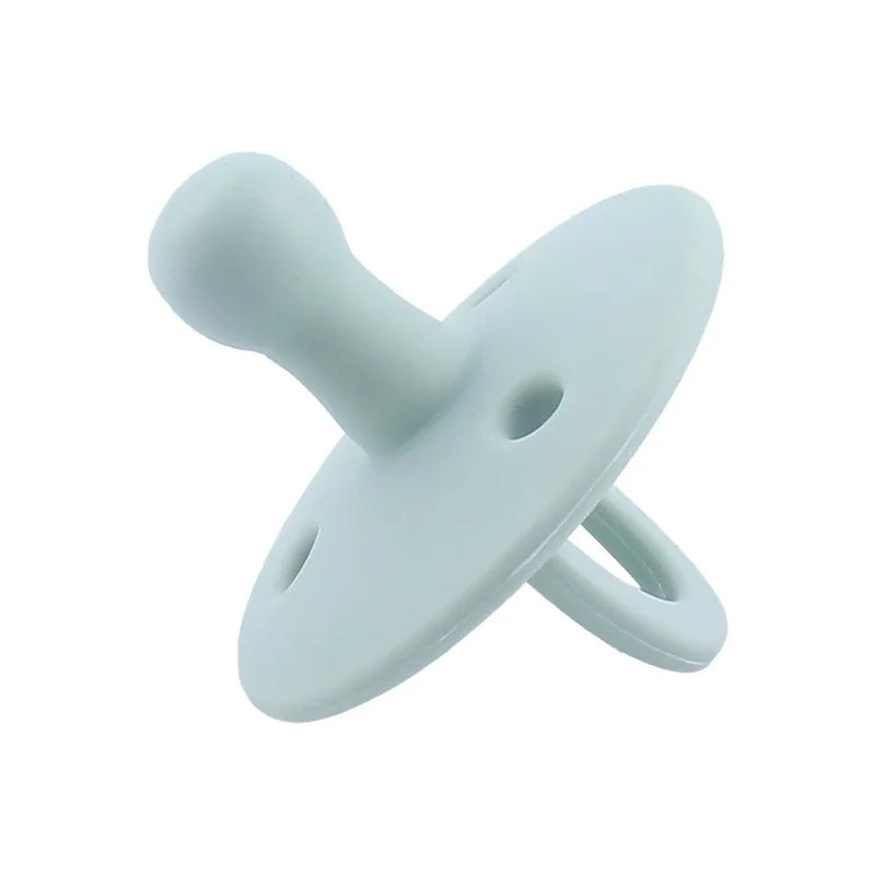 Soft Silicone Baby Pacifier with Clip Chain