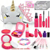Pretend Play Makeup Kit for Kids with Princess Purse