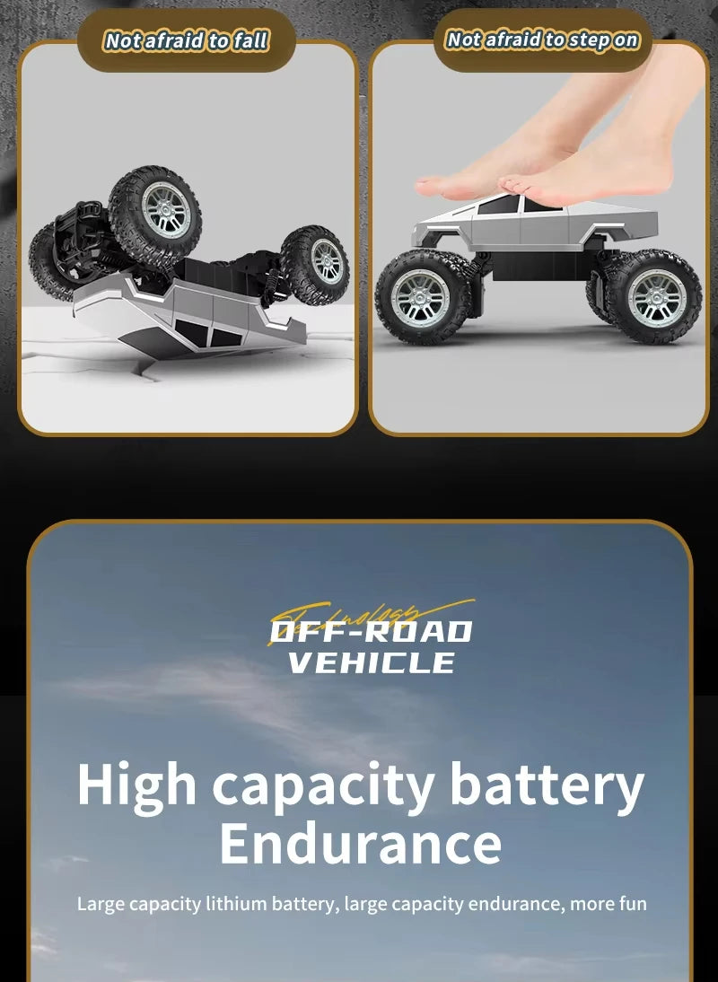 Amphibious 4WD RC Monster Truck – Waterproof Off-Road Remote Control Car