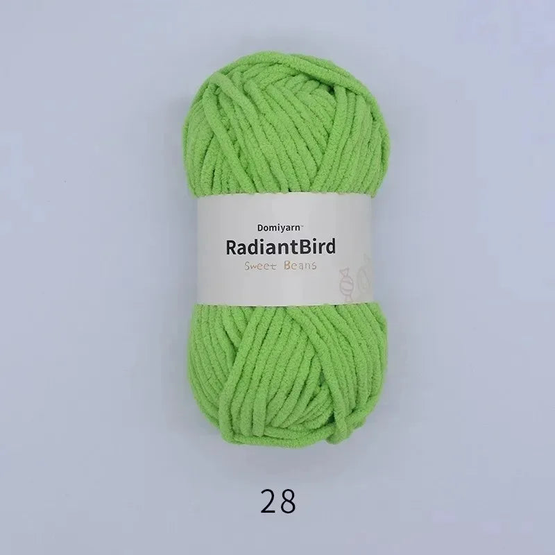 Soft Polyester Yarn for Knitting and Crochet