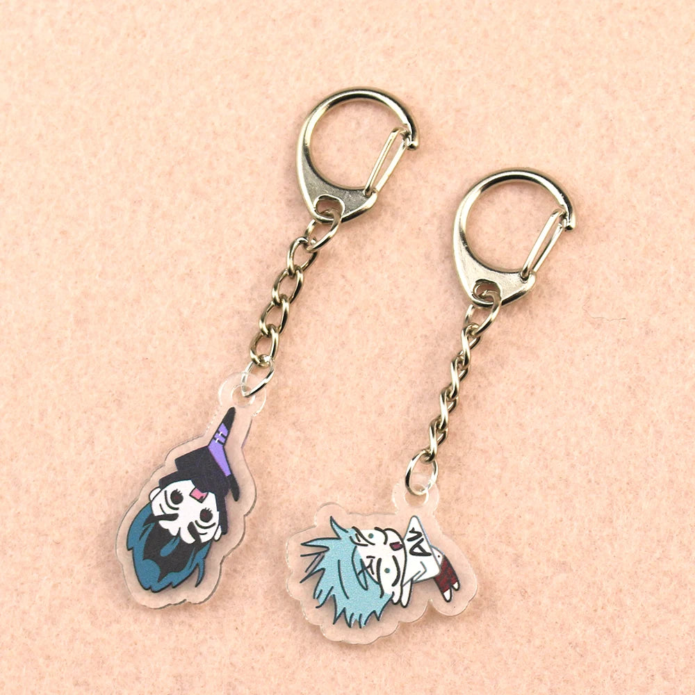 Cartoon Alien Stage Ivan & Till Acrylic Keychain