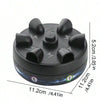 A black electric shock party game featuring six finger-like buttons for a roulette challenge.