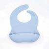 Adjustable Silicone Baby Bib with Food Catcher Pocket