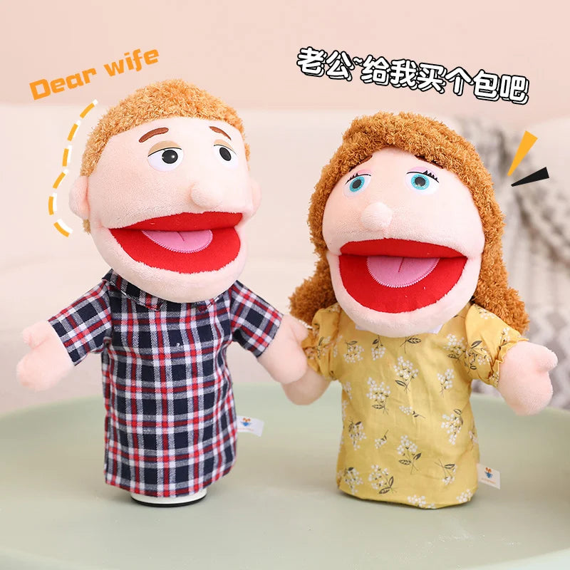 Plush Hand Puppet for Kids' Storytelling and Role Play