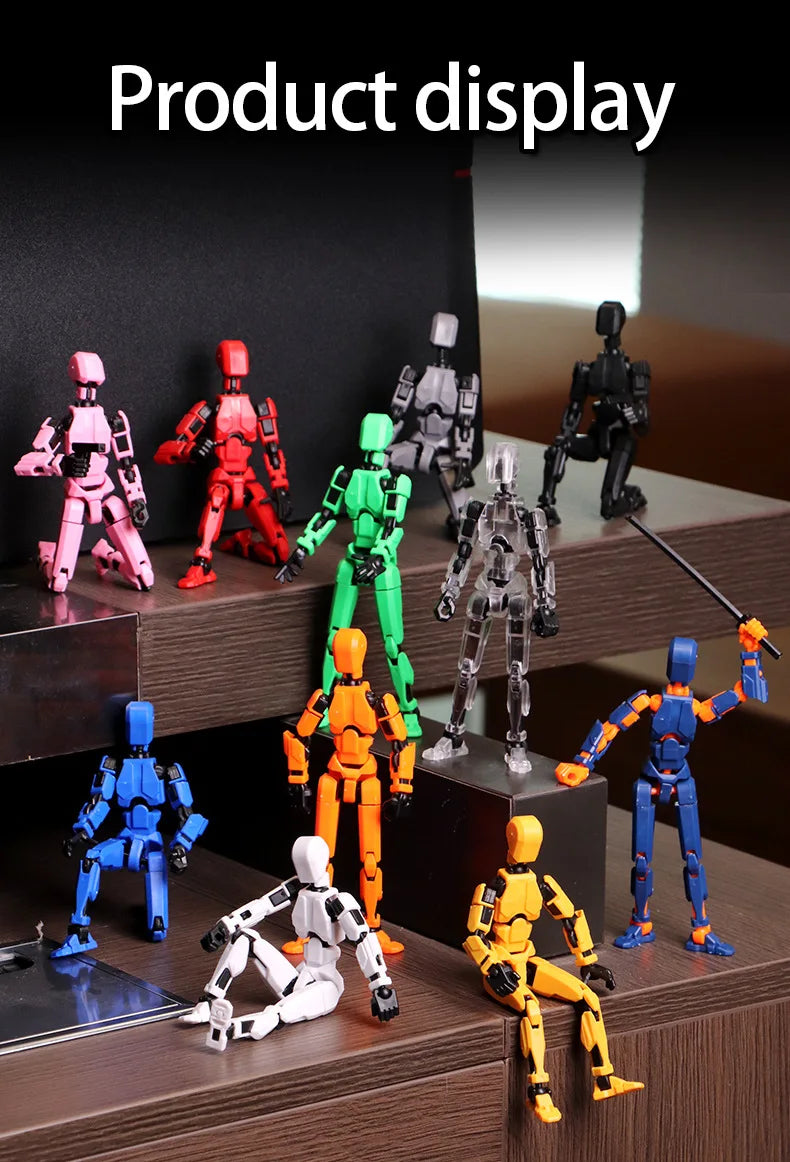 3D Articulated Action Figure Building Toy