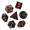 Wooden Polyhedral Dice Set for Tabletop RPGs