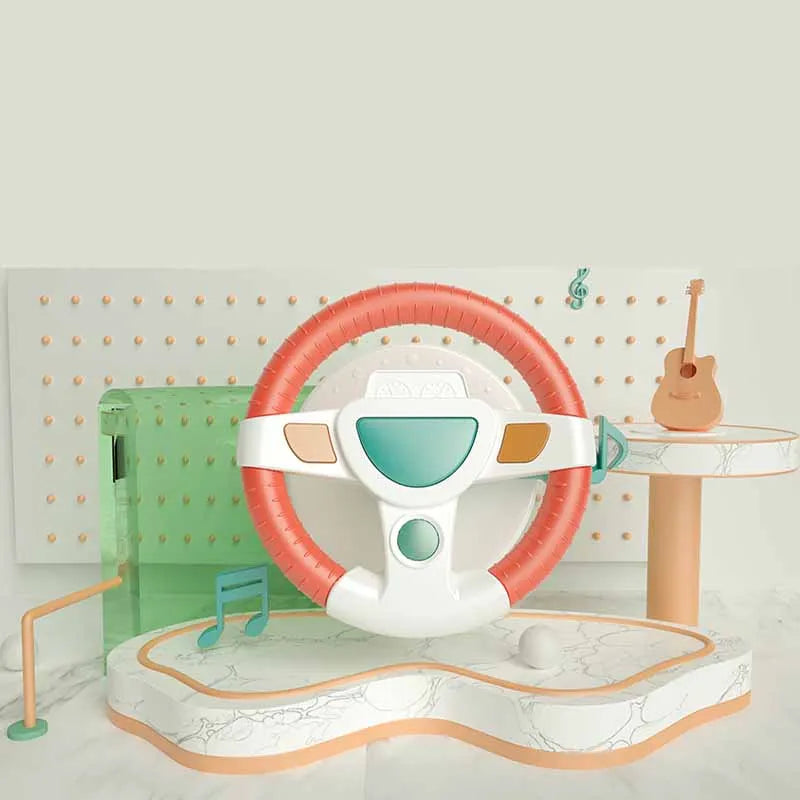 Kids Interactive Steering Wheel Toy with Musical Sounds