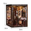 DIY Wooden Book Nook Kit — Miniature Dollhouse 3D Puzzle Bookend