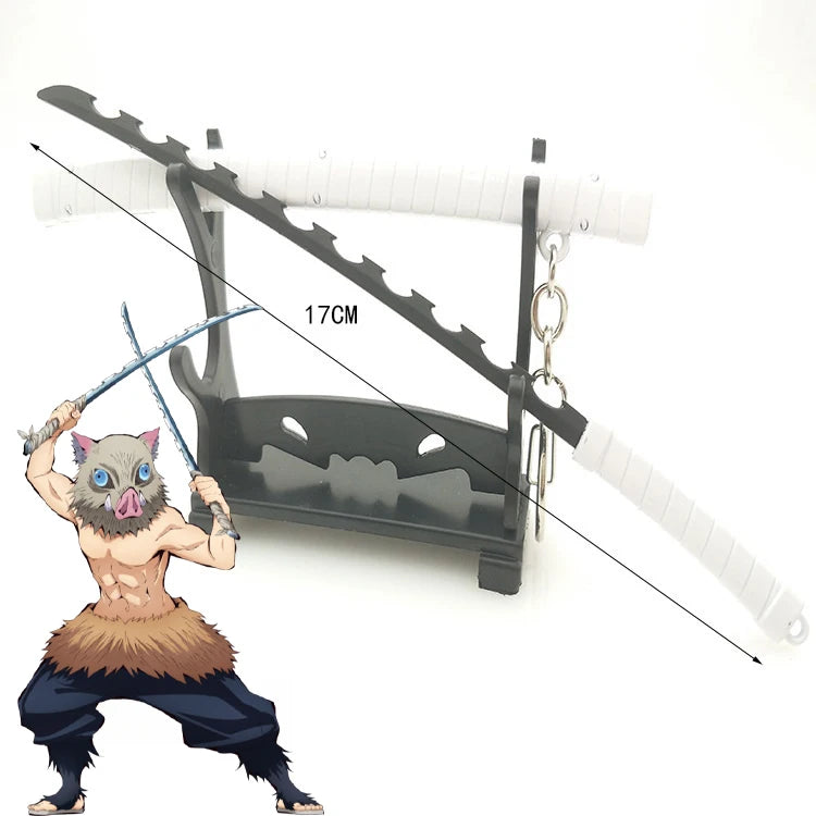 Metal Demon Slayer Katana Replica – Tanjiro Inspired Mini Samurai Sword
