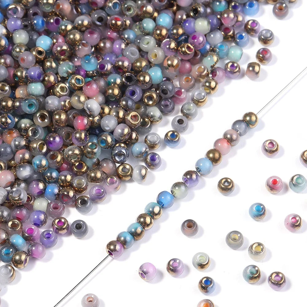 Colorful Glass Beads Jewelry Making Kit – 130 Pieces