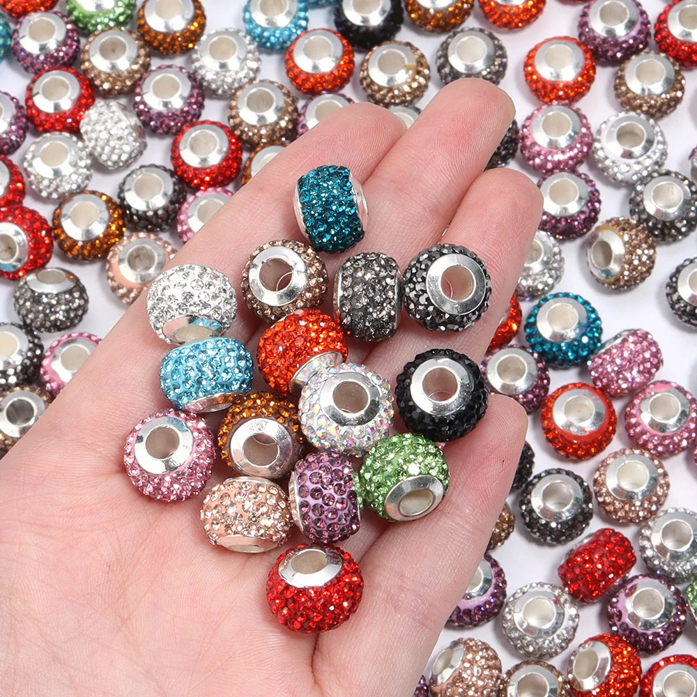 Luxury Rhinestone Spacer Beads for DIY Jewelry Making