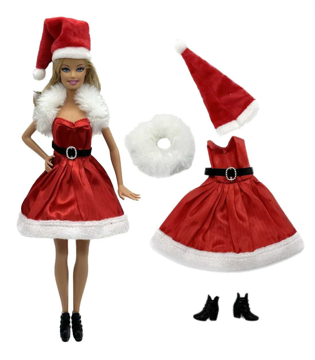 Festive Christmas Outfit Set for 11.5-Inch Dolls