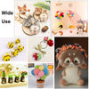 Colorful Needle Felting Starter Kit with Wool Roving and Tools