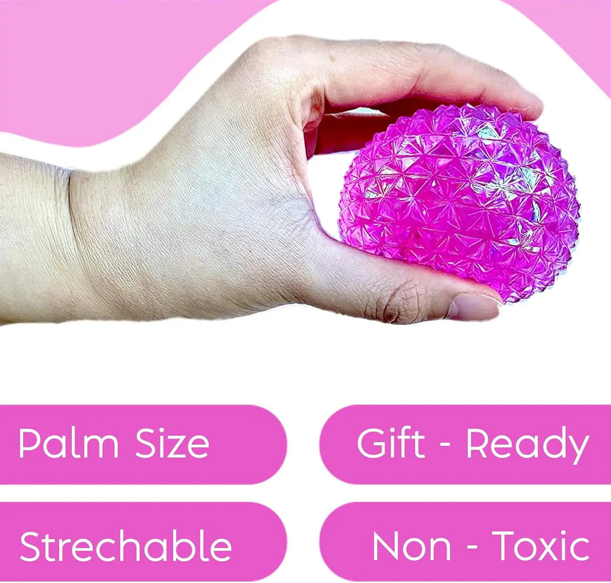 Squishy Diamond Fidget Toy for Stress Relief