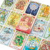 A collection of Lenormand tarot cards featuring various illustrations and symbols.