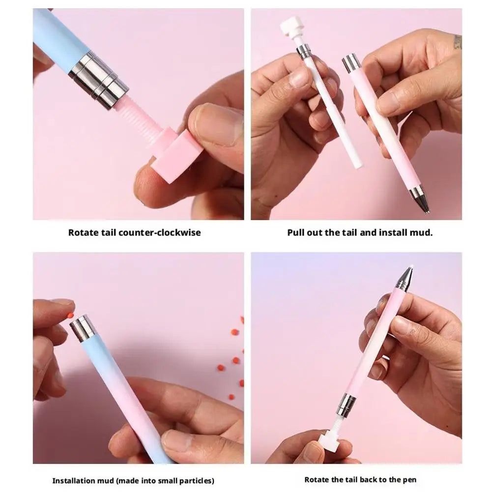 Ergonomic Diamond Painting Pen with Refillable Wax