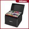 Dual-Tip Alcohol Art Markers – 24 to 262 Color Sets for Illustration & DIY