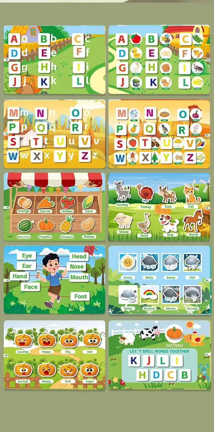 Montessori Quiet Busy Book for Early Learning